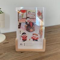 房地產公司木質臺歷