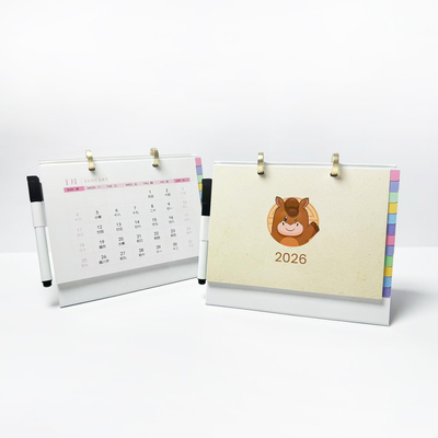 2026年白板筆書寫可擦拭生肖款臺(tái)歷