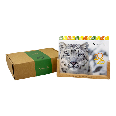 经典创意U型木质相框台历七寸横版02