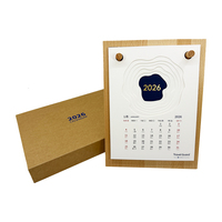 2026年新款木制镂空台历02