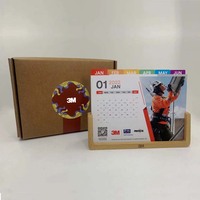 經典創意7寸U型相框臺歷3M定制款